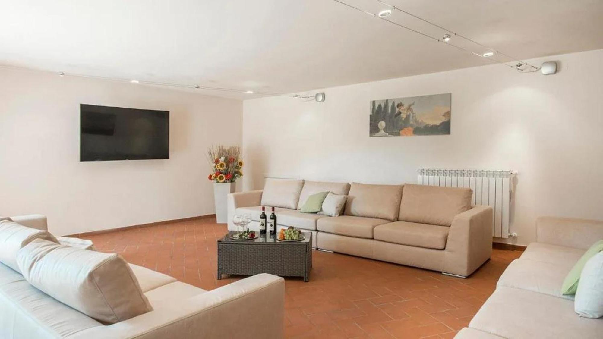 Casale Con Vista Colline Apartment Volterra Bagian luar foto