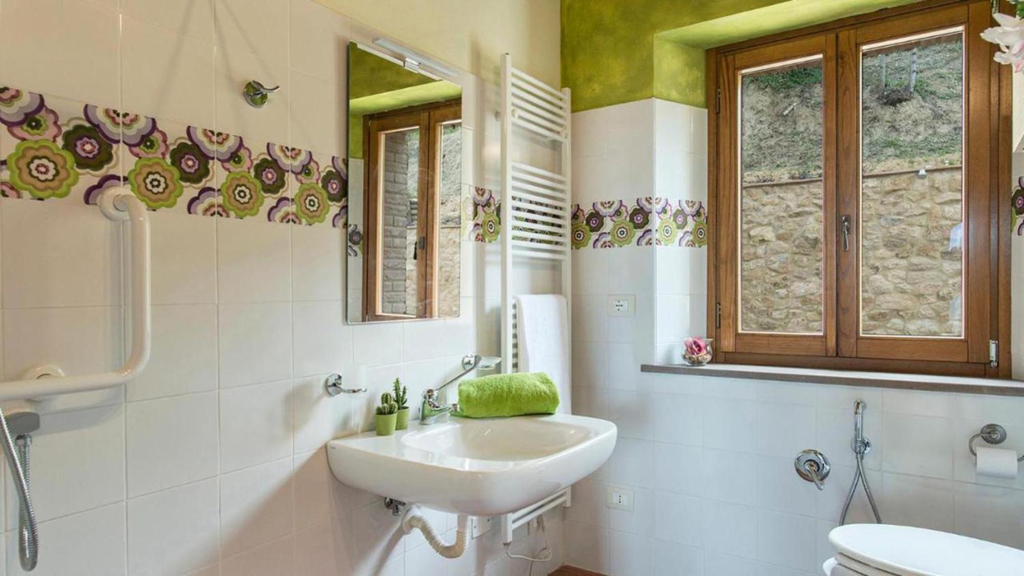 Casale Con Vista Colline Apartment Volterra Bagian luar foto