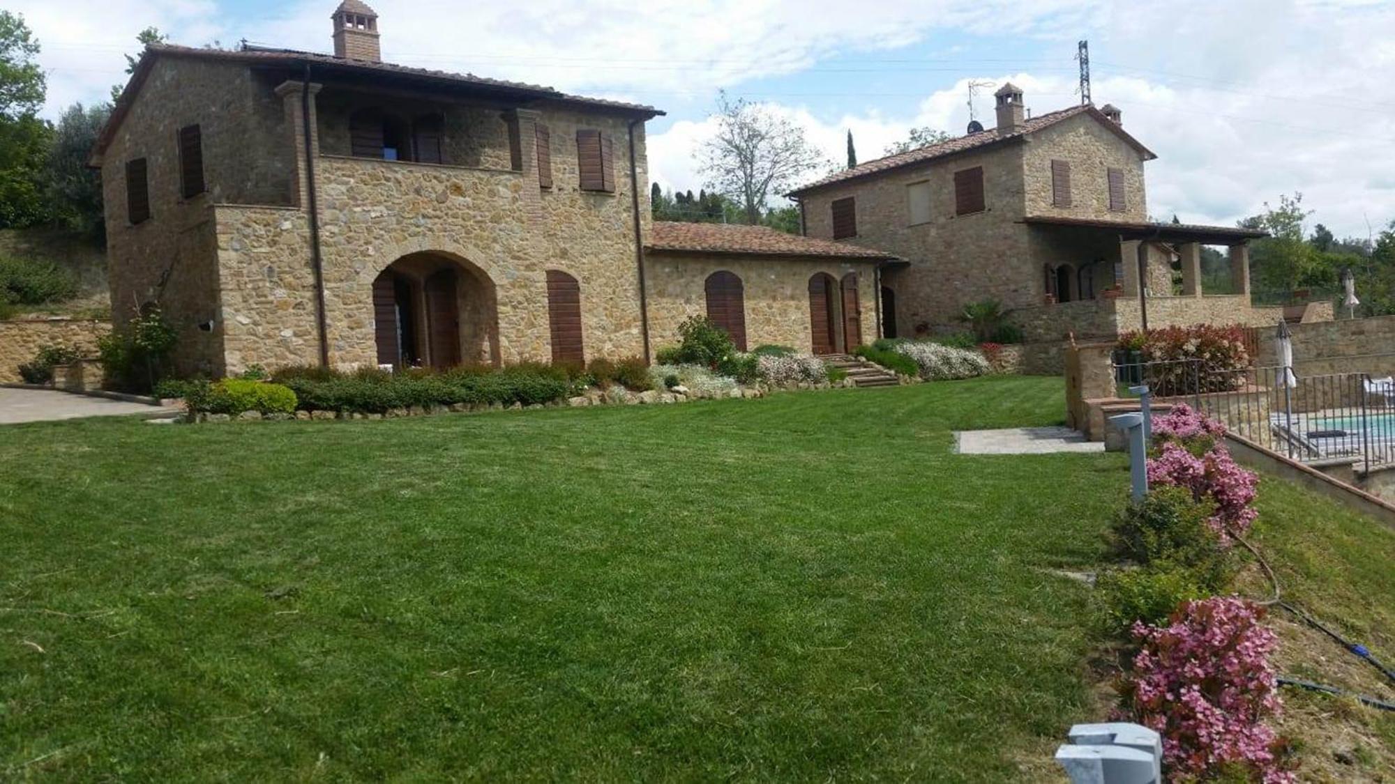 Casale Con Vista Colline Apartment Volterra Bagian luar foto